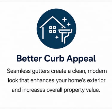 Seamless gutters improving curb appeal and home value for homeowners in Durham, NC by CYM