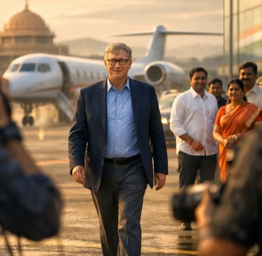 Bill-Gates-Visits-Andhra-Pradesh-Ahead-of-India’s-Biggest-AI