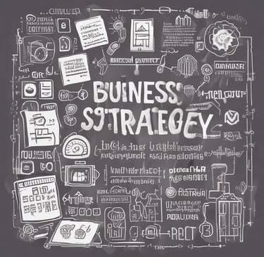 A desk with a keyboard and a monitor