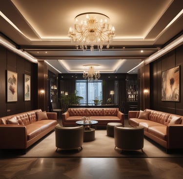 Bright living room with modern inventory