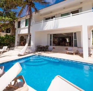 Oceanfront villa in Akumal hosting a grieving moms retreat and bereaved mothers healing retreat 