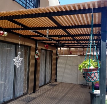 terraza de madera