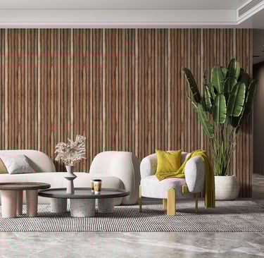 Wall Wood Styrofoam 3D Wall Panels