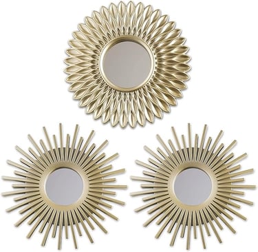 Wall Mirrors Pack of 3