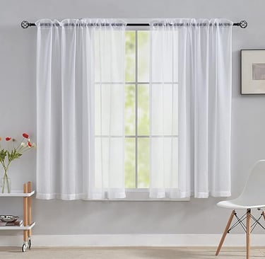 Sheer Curtains  for Bedroom