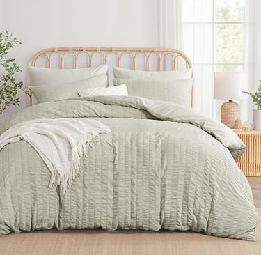 Double Duvet Cover Set Beige