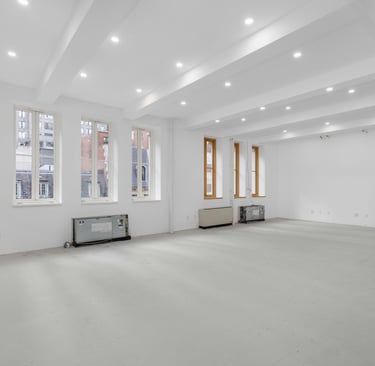 Bright open event space with windows at Thirty-Five Off Madison luxury event venue NYC
