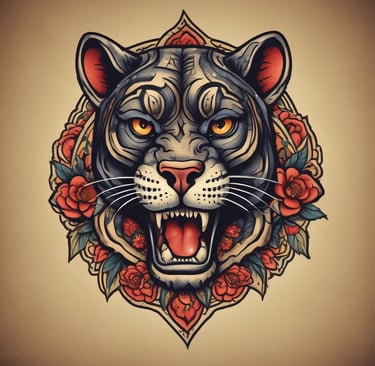 Close-up of a sleek black panther poised in a lush jungle, symbolizing strength and precision.