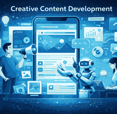 Social media management and brand storytelling by AI-powered digital marketing