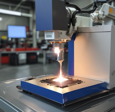 Wide shot of various imported machinery lined up ready for delivery.