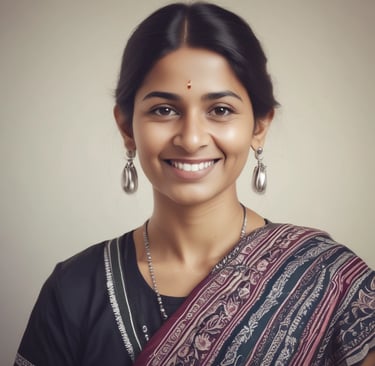 woman wearing black crew-neck shirt