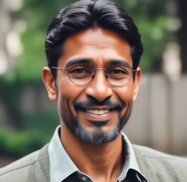 man standing near balcony