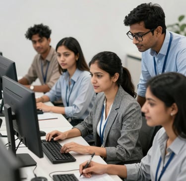 photo of white staircase