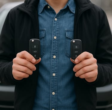 Spare car remotes and keys