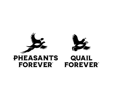 Pheasants Forever and Quail Forever brand logos.