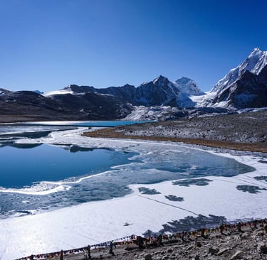 Gurudongmar Lake high altitude adventure tour Sikkim