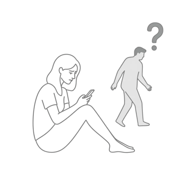 Détachement amoureux, choix difficile en amour et signe d'une infidélité.