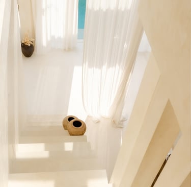 Calm French Mediterranean Interiors