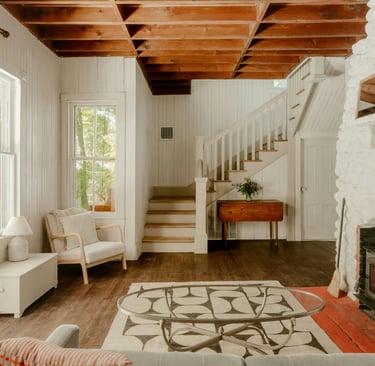 Scale of Ceiling Height in a French Mediterranean Home