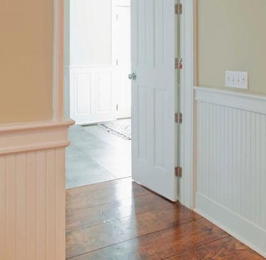 Deep doorway that slows you as you pass through