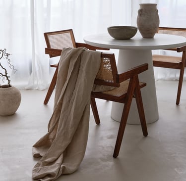 French Mediterranean Dining Room Seating