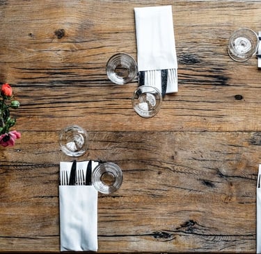 Wear Shows on Dining Table