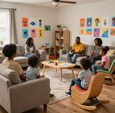 Bright living room with modern inventory