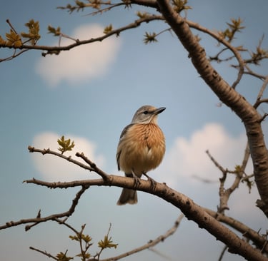 Soft golden light filtering through sacred geometry patterns, evoking calm and balance.