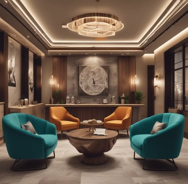 An inviting restaurant terrace at sunset, highlighting our work in enhancing guest experiences through thoughtful design.