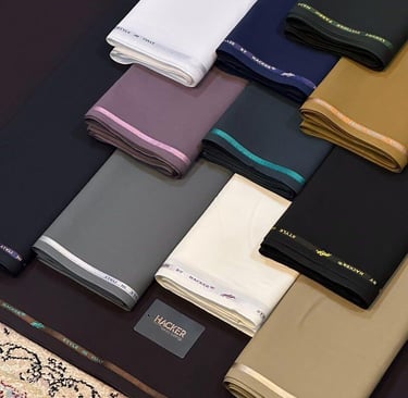 Premium Men's Unstitched Suit Fabric Collection in Multiple Colors - Sana Fashion House