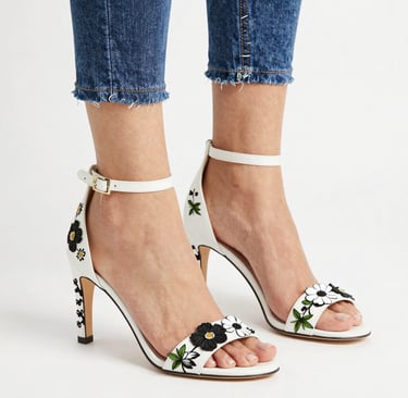 A cozy workspace corner with a laptop, a cup of coffee, and trendy desk accessories.