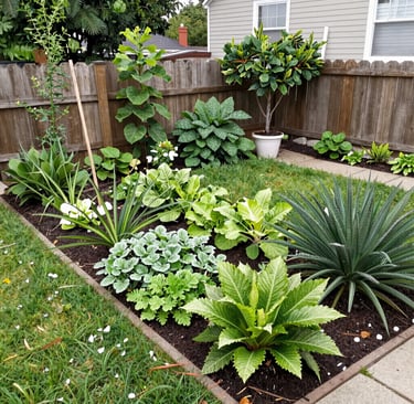 person watering plant