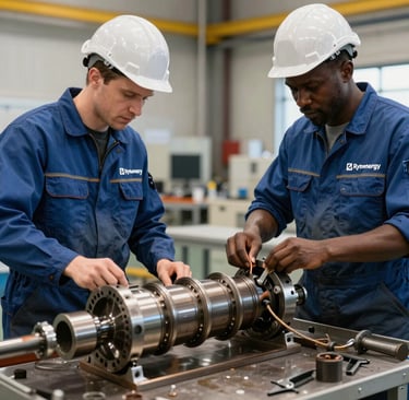 red and grey industrial machine