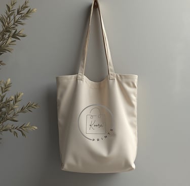Personalized tote bags for birthday giveaways