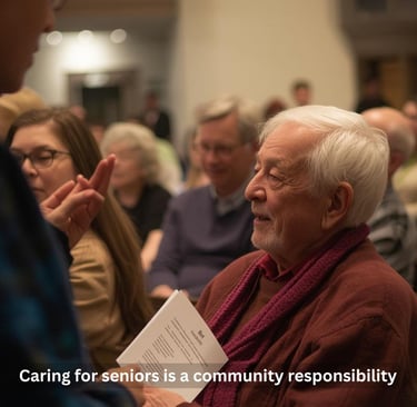Church community supporting seniors through connection and care