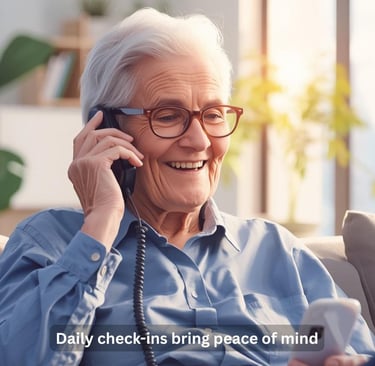 Daily check-in call helping seniors stay safe at home