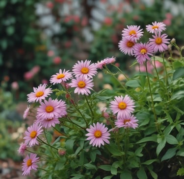 a person sitting down reading a book and holding a flower