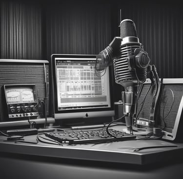 A minimalist workspace with a tablet displaying the ebook, surrounded by subtle metallic gray accents.