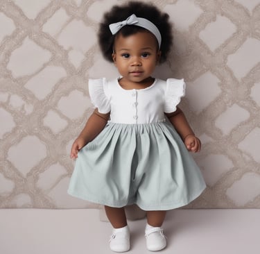Two kids laughing together while wearing colorful t-shirts and shorts on a summer day