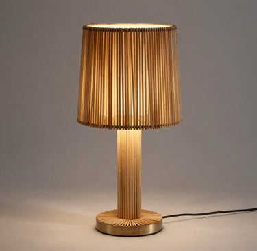 bamboo handmade lamp
