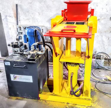 Semi automatic brick making machine