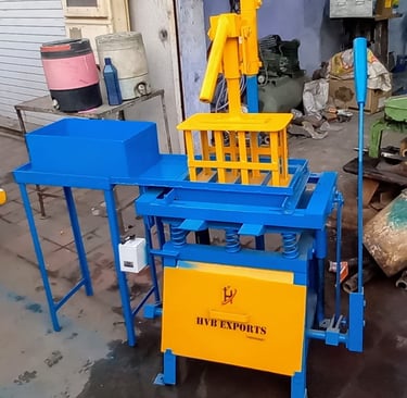 Manual fly ash brick making macchine