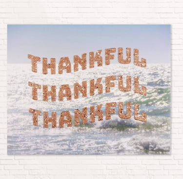 Christian mixed media 16x20 ocean canvas