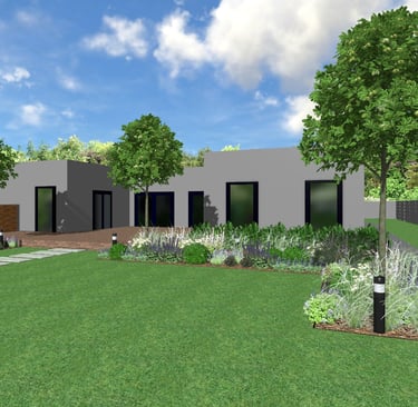 sodoidile.lt sklypo apželdinimo vizualizacija