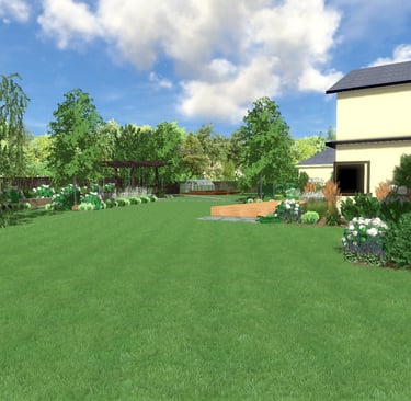 sodoidile.lt sklypo apželdinimo vizualizacija