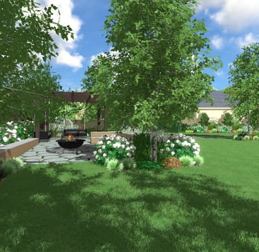 sodoidile.lt sklypo apželdinimo vizualizacija