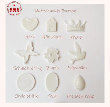 Eine einzigartige Alternative zu Muttermilch Schmuck. Deine Muttermilch kombiniert mit Illustration.
