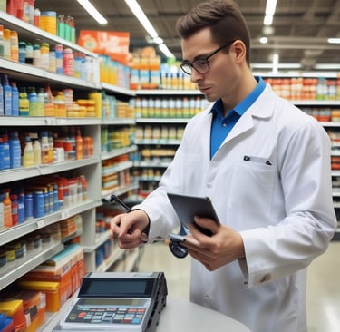 An industrial scene featuring rusted metal beams and machinery against a backdrop of a weathered brick wall. A large pulley system with visible chains is prominent, along with a sign indicating load capacity.