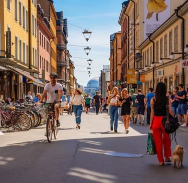 Stadtbild von Chișinău mit breiten Boulevards, sowjetischer Architektur und urbanem Flair