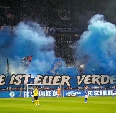 Revierderby Ultras Schalke 04 Groundhopping
